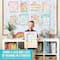 Hadley Designs 11" x 14" Colorful Sound Wall Phonics and Vowels English Posters Set